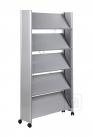 Brochure Stand - Literature Holder - Mobile - BRF - Silver - Ontario, Canada