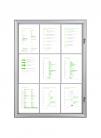 Lockable Bulletin Board - Indoor - Premium - Enclosed Notice Magnetic Whiteboard - home page