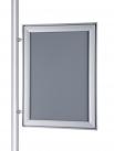 Infromation Stand - Multistand - Poster Snap Frame Designer style Compasso - With grips for mounting to pole -  Ontario, Canada
