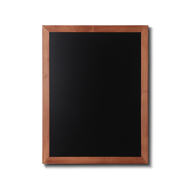 Chalkboard with light brown frame. Size 24x32.