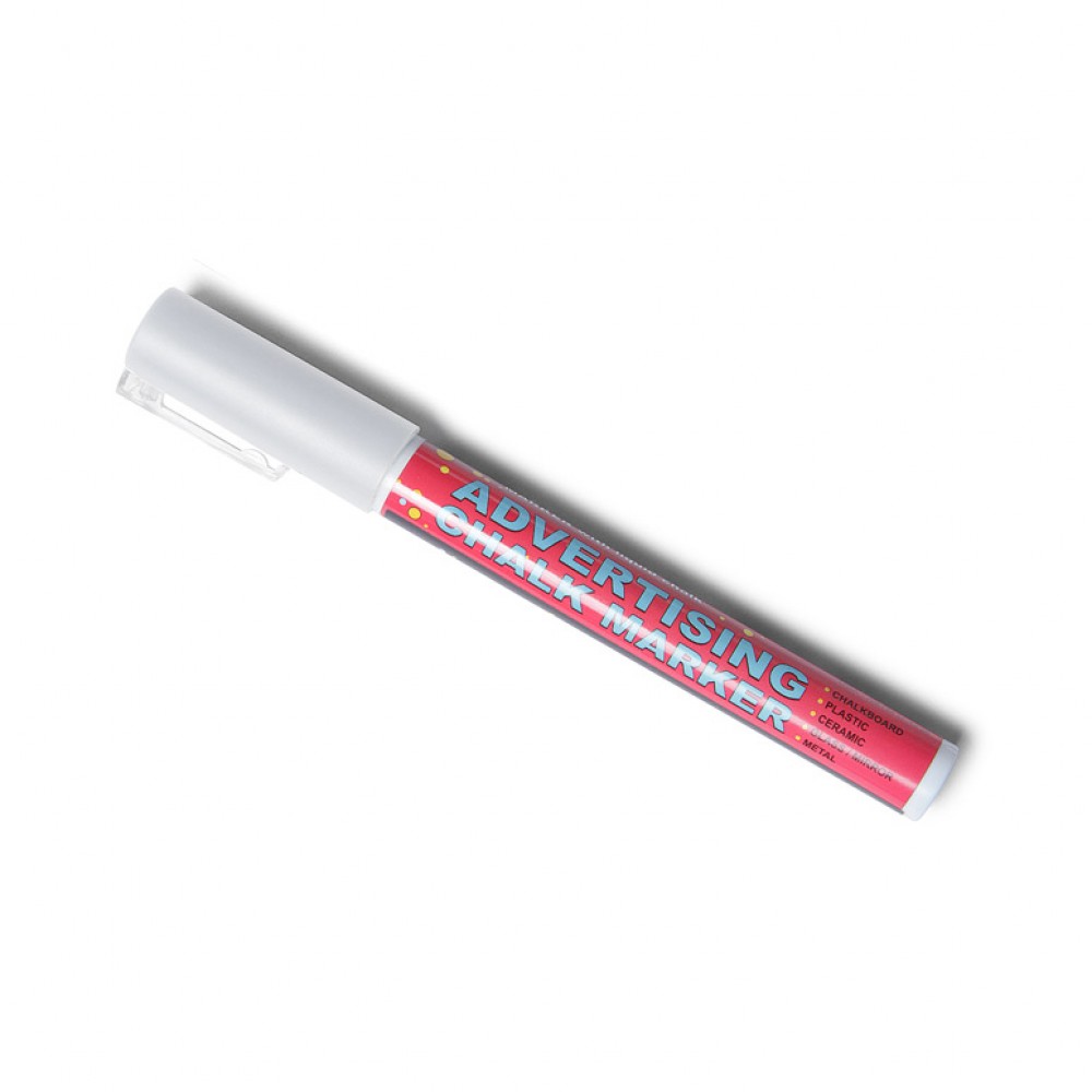 Chalk marker - Thin - White