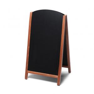 27x47 A-Frame Chalkboard - FastSwitch - Sidewalk Sign - Solid Beech - Light Brown