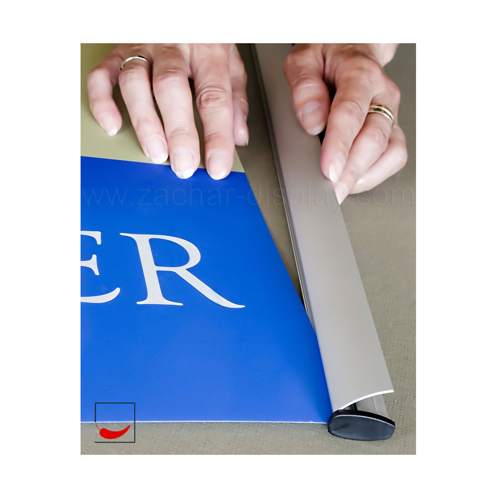 11inch Banner Hanger with Hinged Grip Clamp Rails