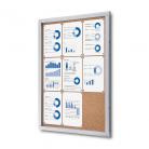 Bulletin Board - Cork Board - Premium - Enclosed - fits 9 pages