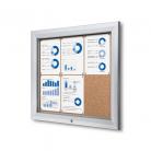 Outdoor Bulletin Board - Cork Board - Premium - fits 6 pages