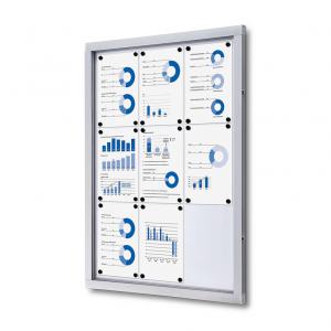 29 x 40 | Enclosed Notice Board | Premium | with Magnetic Board | fits 9 pages