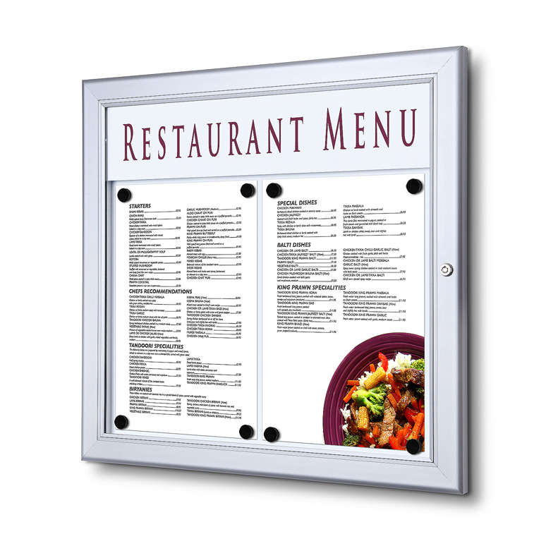 Restaurant Menu Displays - Menu Cases