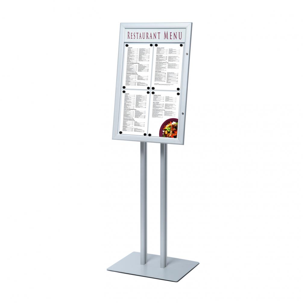 Menu Stand with 4 page Board