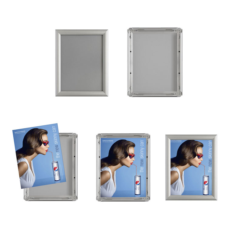 Inserting Poster into Snap Frame - aluminum Poster Frame