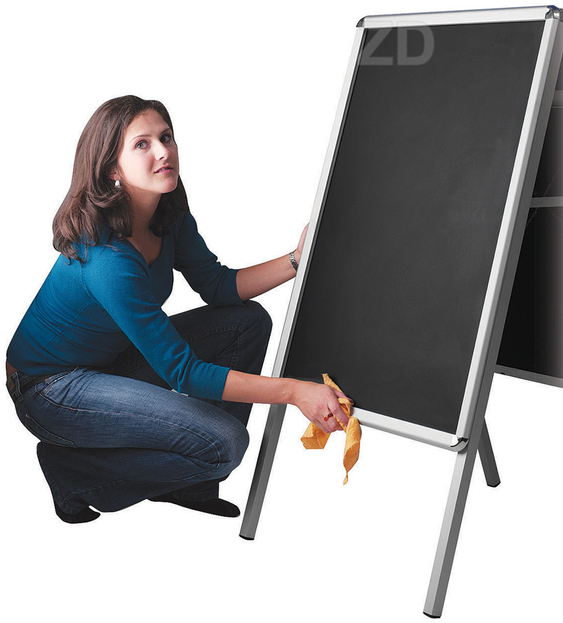 A Board Classic - chalkboard film insert.