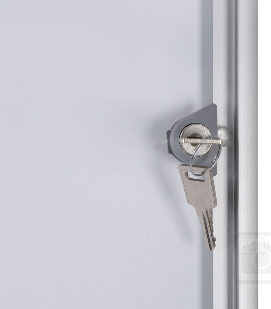 Classic Enclosed Bulletin Board Lockable indoor