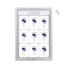 Outdoor Bulletin Board - Magnetic Board - LED - fits 9 pages